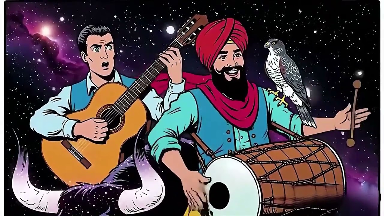 Energetic Bhangara Flamenco Fusion - Sat Srī Akāla España, Hola Punjab | Guitar Riffs & Dhol Beats |