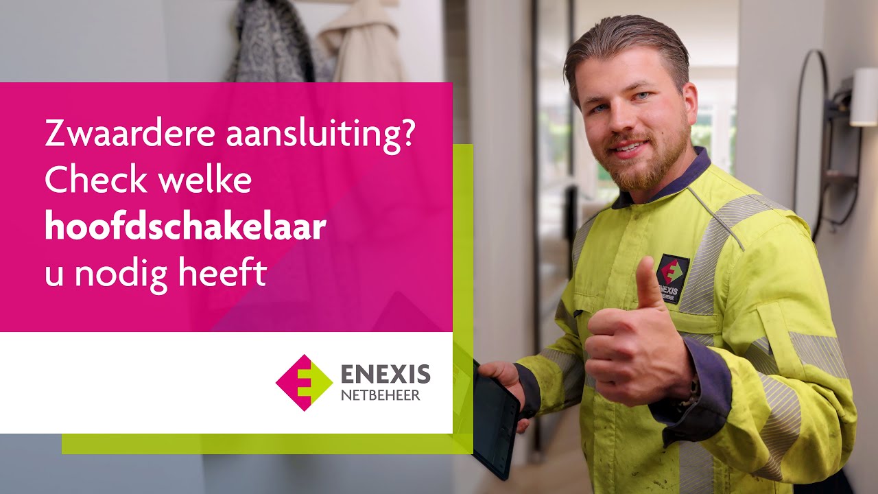 Zwaardere aansluiting? Check welke hoofdschakelaar u nodig heeft
