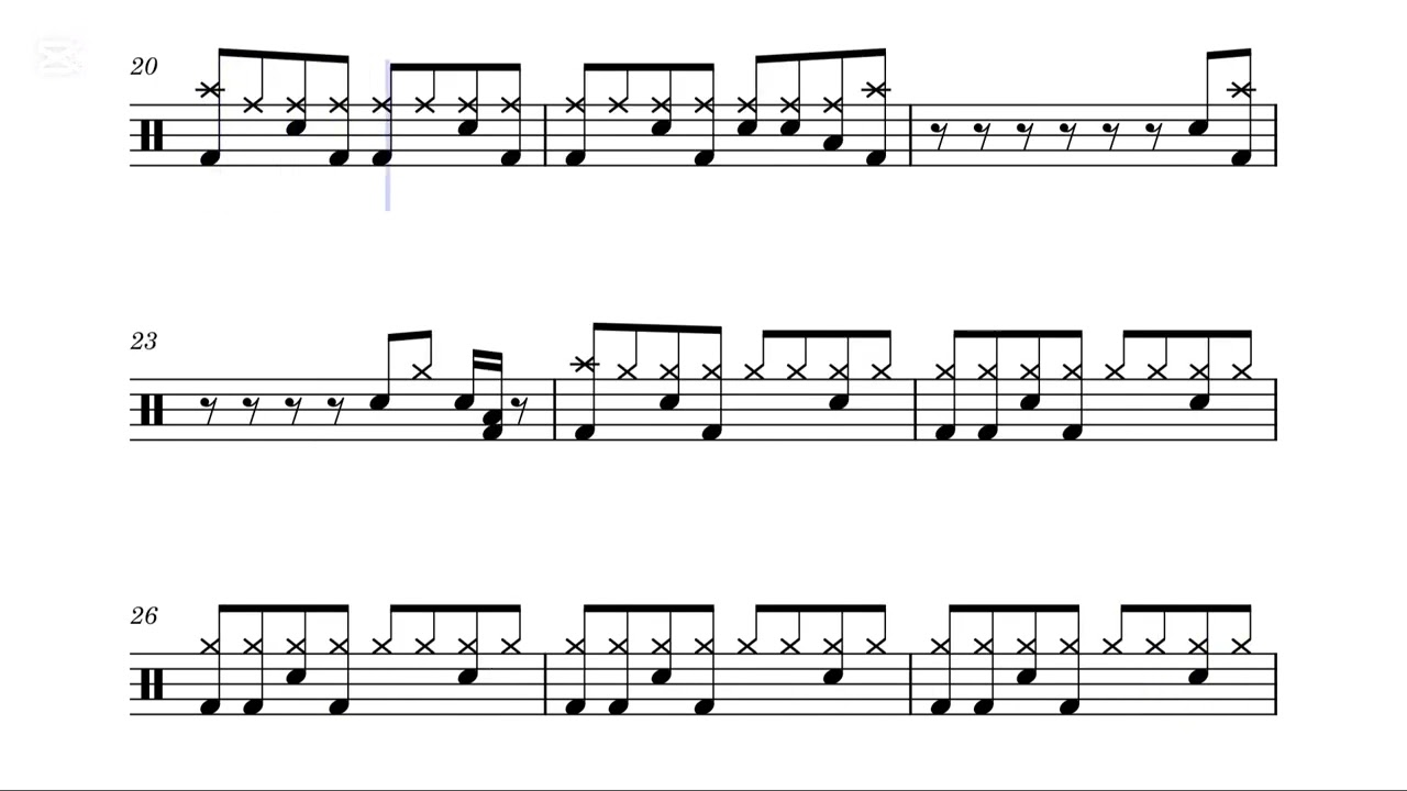 NAPA - Deslocado | Pauta de Bateria
