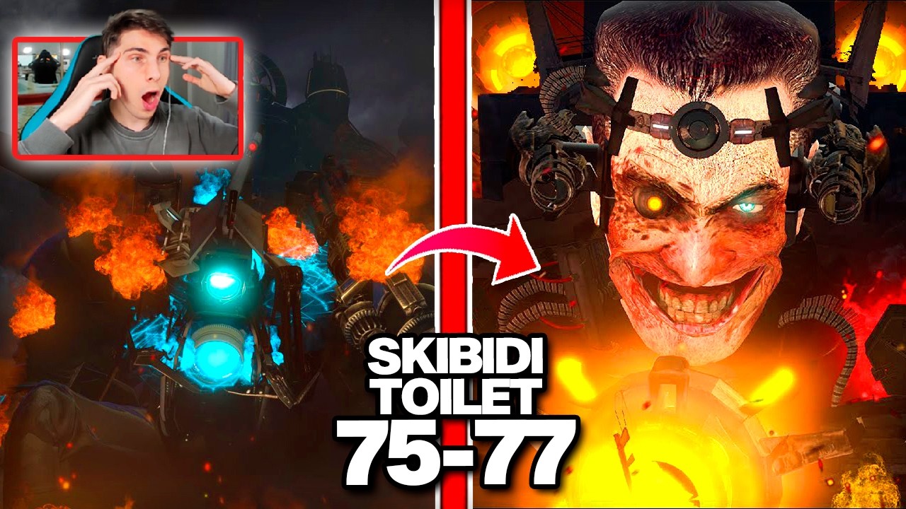 REACCIONANDO A SKIBIDI TOILET CAPITULO 75-77 - REACCION THEKALO