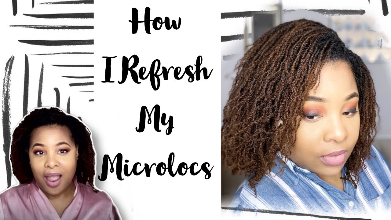 How I Refresh My DIY Microlocs In The Morning