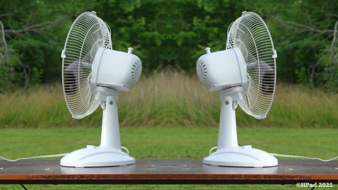 I'm Swinging my Golf Club at it - Mainstays Desk Fan