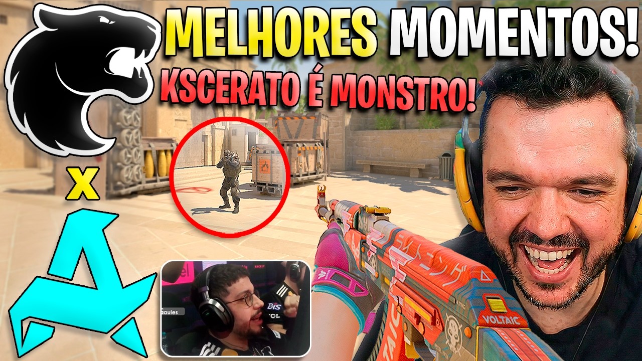 KSCERATO FEZ HISTÓRIA PO***!🔥 FURIA x AURORA (MELHORES MOMENTOS) - IEM Kraków 2026 (GAULES)