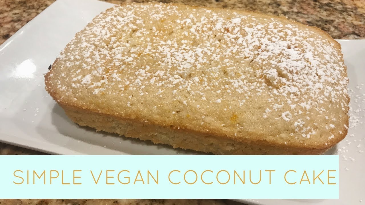Vegan Coconut Cake! (Simple, Quick and Delicious!!)