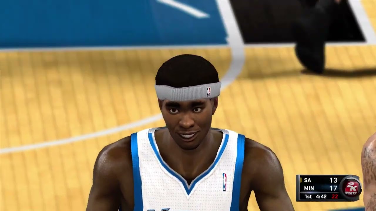 NBA 2K11 Gameplay - San Antonio Spurs vs Minnesota Timberwolves