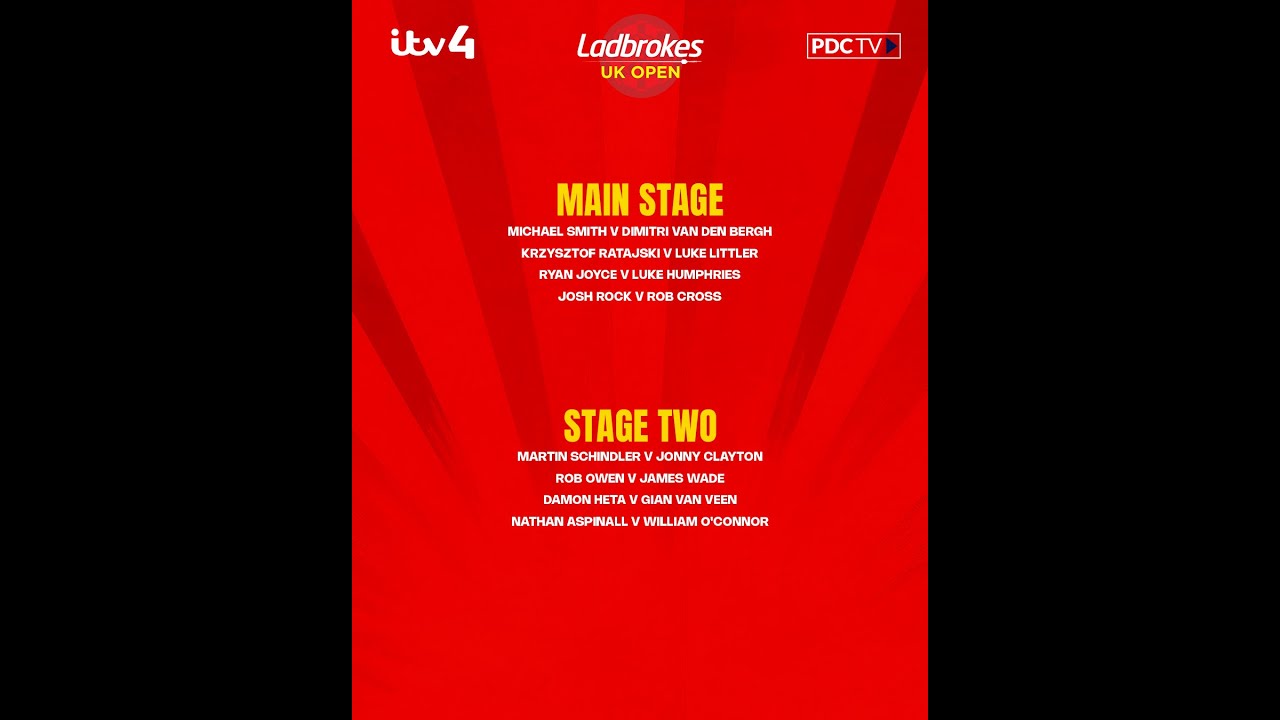 PDC Darts UK Open 2025 03 01 - Krzysztof Ratajski vs Luke Littler - HUN