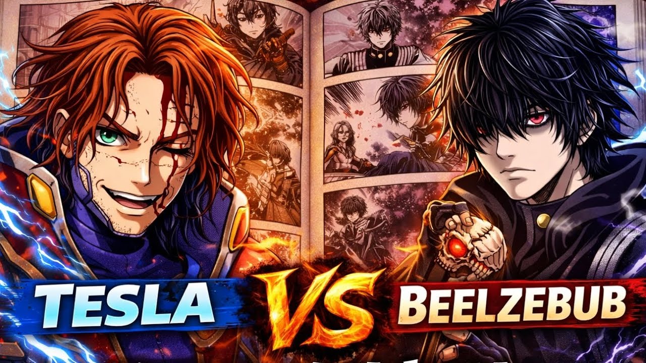 A Batalha Mais Brutal de Record of Ragnarok | Tesla vs Beelzebub