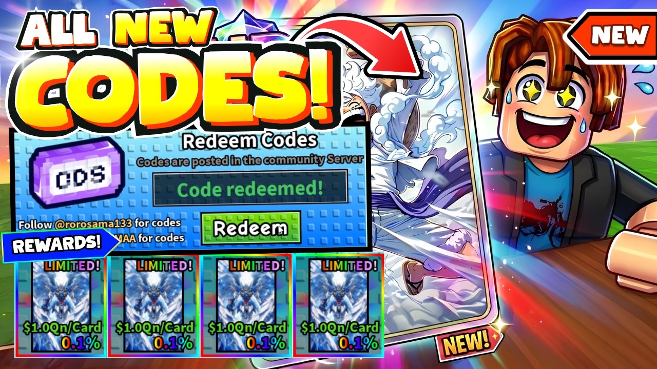 *📦PRODUCTION UPDATE* ALL WORKING CODES FOR ANIME CARD FARM IN JULY 2026! ROBLOX ANIME CARD FARM