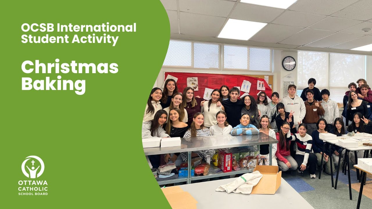 OCSB International Student Activity: Christmas Baking