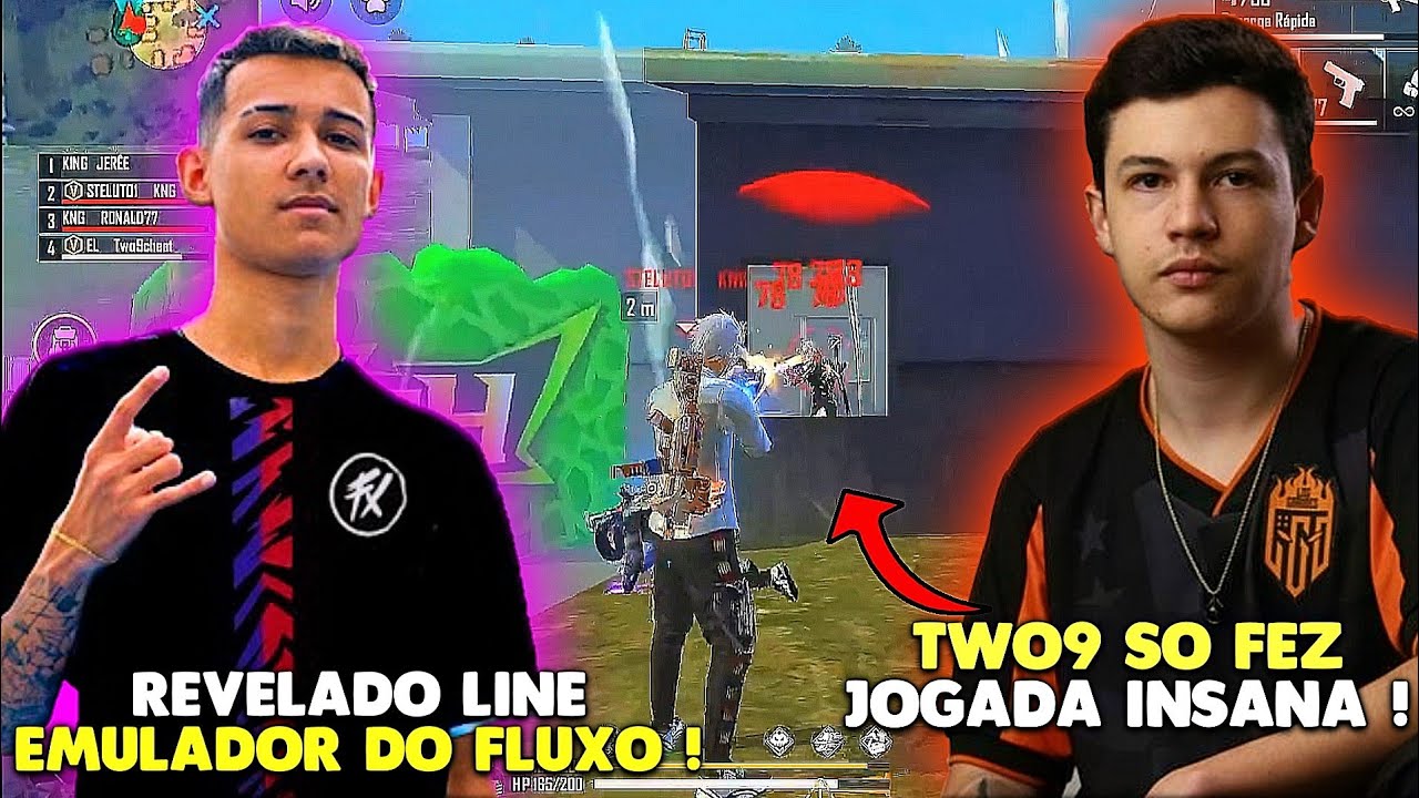 REVELADO! TWO9 AMASSOU A NOVA LINE EMULADOR DO FLUXO E O BAK FARPOU DEMAIS NESSE 4v4 APOSTADO !!!