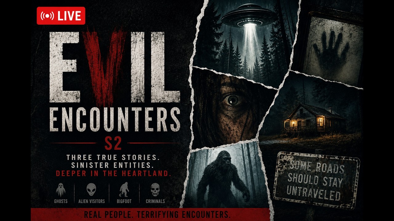 🔴 LIVE: Chilling Paranormal Stories from Deep in the Woods | Evil Encounters S2