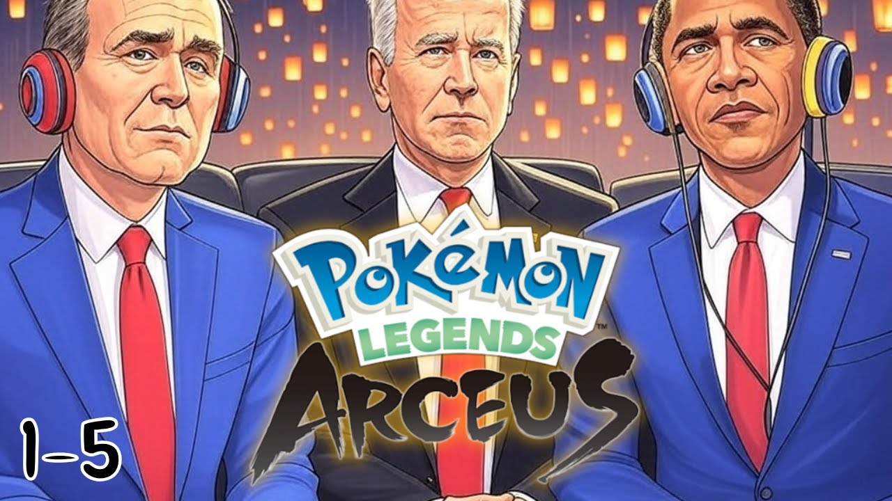 Presidents Play Pokemon Legends Arceus MINI MOVIE!