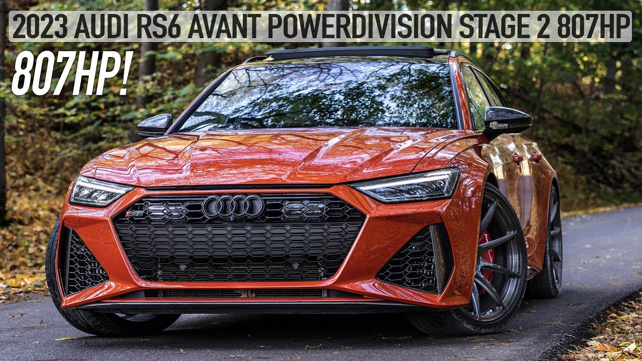 WOW! 2023 AUDI RS6 AVANT 807HP POWERDIVISION & MGMOTORSPORT - UNIQUE COLOURED BEAST - In Detail