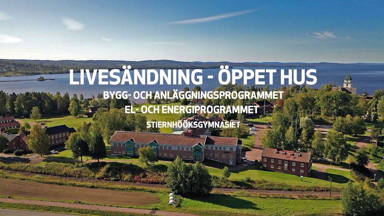 Live Öppet Hus BA EE Stiernhööksgymnasiet