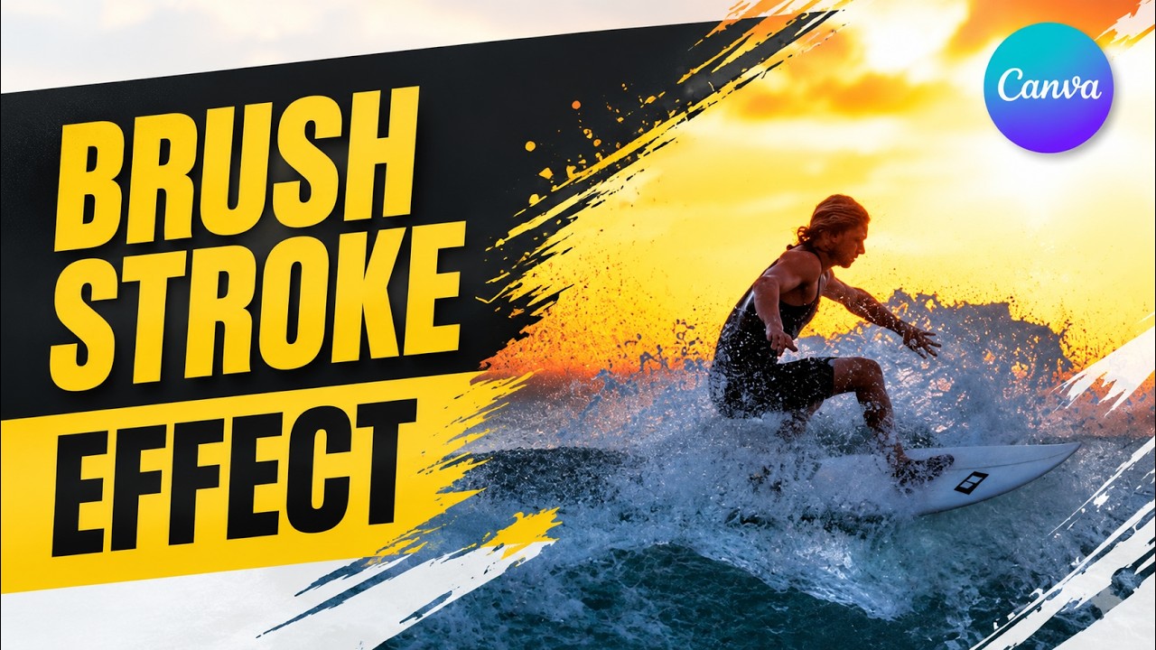 Brush Stroke Effect in Canva &ndash; Plus 10 FREE Frames for You!