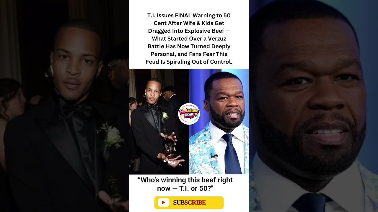 T.I. Issues FINAL WARNING To 50 Cent #shorts #noads #kiliyekiliye #celebritynews