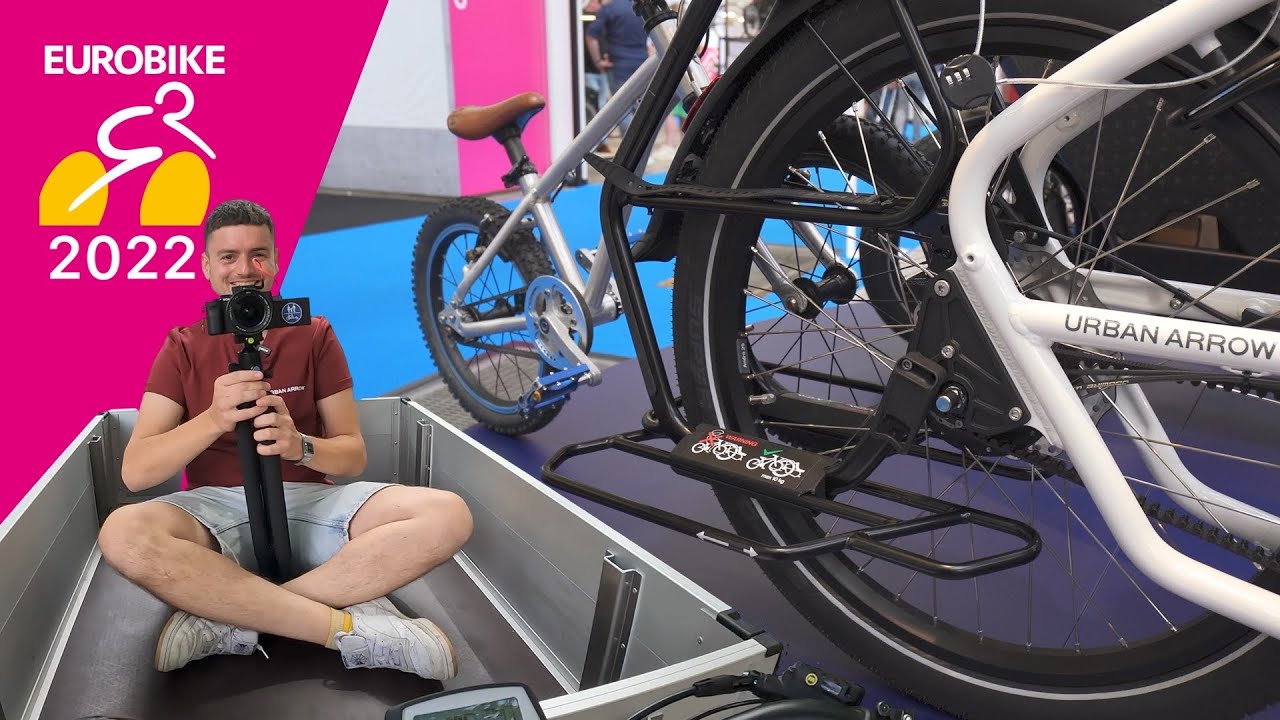 Neuigkeiten bei Urban Arrow und ich fahre das erste Mal Tender! - Eurobike 2022