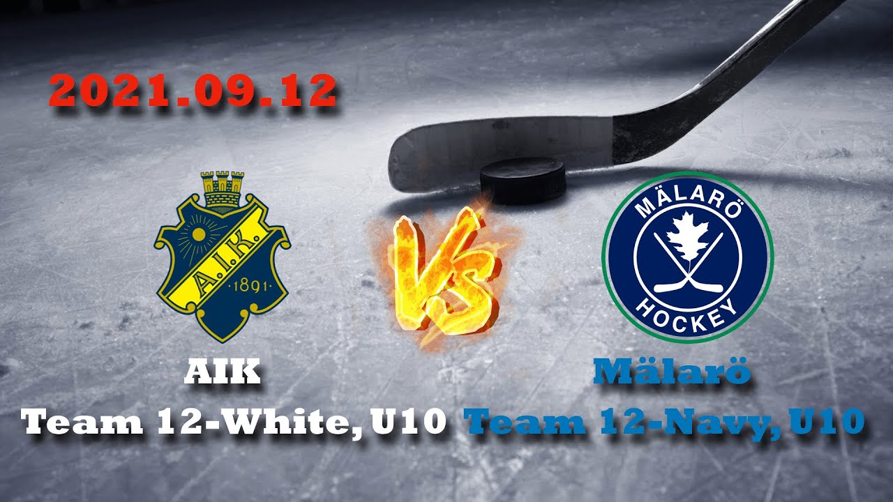 My Hockey Game Highlight - AIK U10 vs. Mälarö U10, 2021.09.12