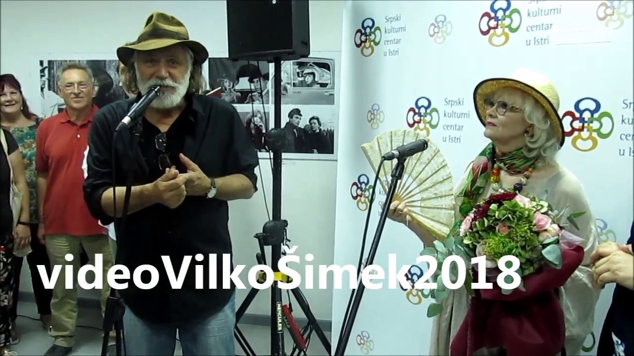 Milena Dravić & Rade Šerbeđija -  otvorenje izožbe  Mileni učast   Pula 12 07 2018 PULA   Croatia