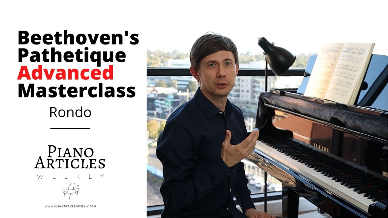 Beethoven Pathetique Sonata  op. 13 - masterclass (Rondo) - phrasing and articulation (AMEB Grade 7)