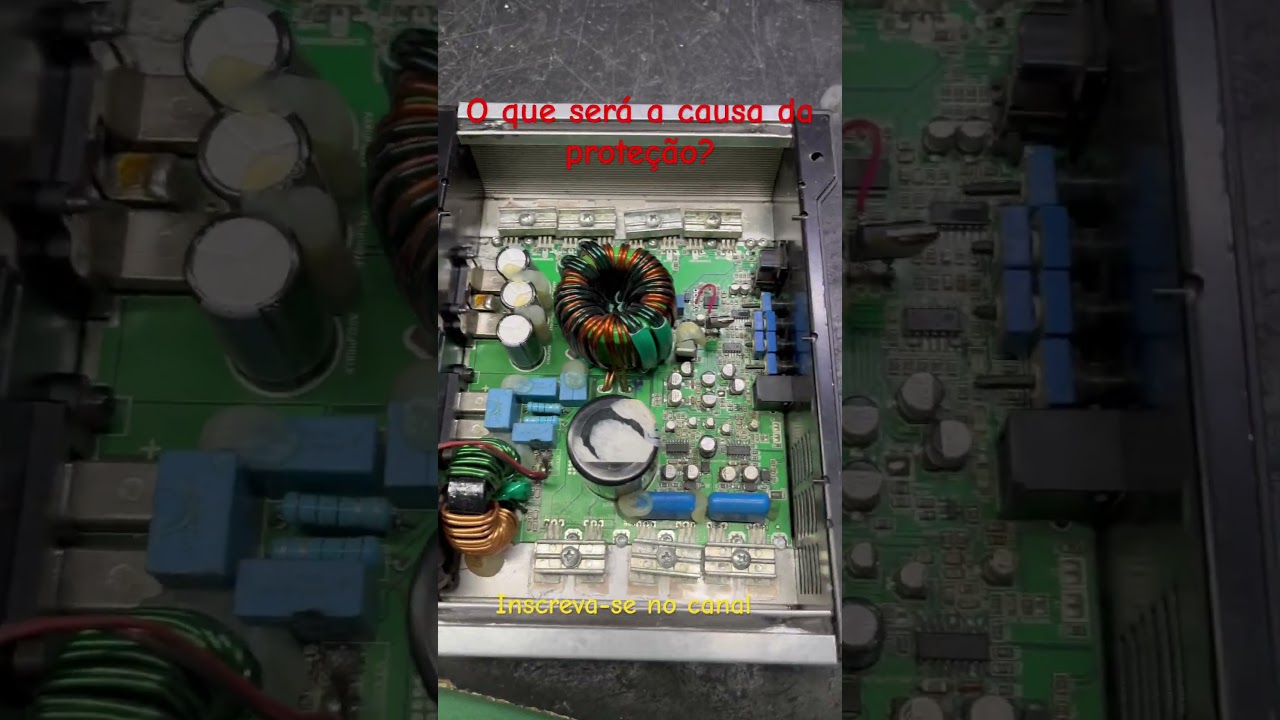 M&oacute;dulo Taramps HD3000 entrando em prote&ccedil;&atilde;o. Qual ser&aacute; a causa ? #taramps #hd3000 #prote&ccedil;&atilde;o ##curto