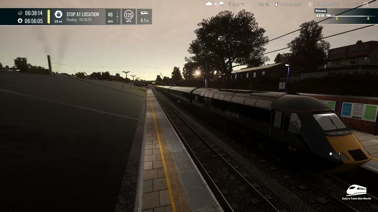 TSW 6: 1C02 06:30 London Paddington to Bristol Temple Meads (Class HST GWR)