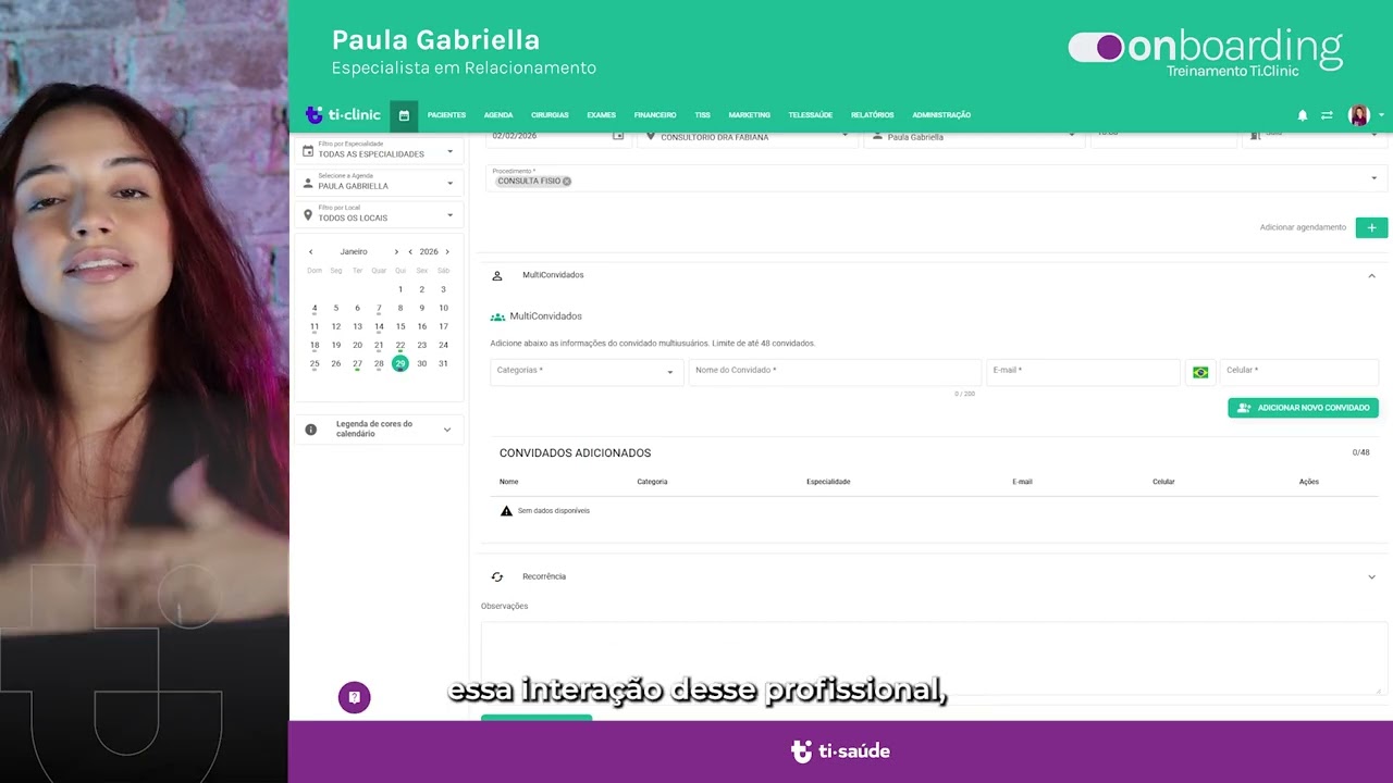 Gestão de Agenda