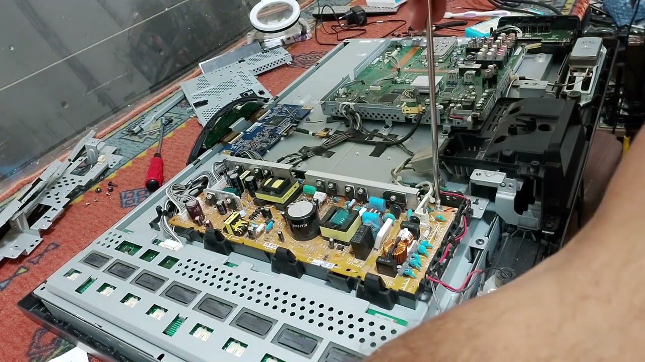 شرح اعطال شاشة سونى KLV32V300 وطريقة الاصلاح