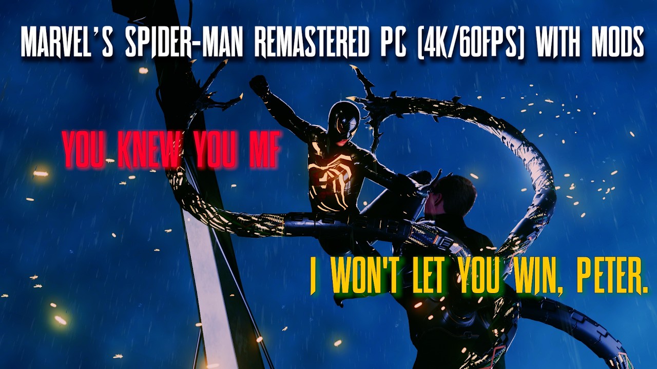 Spider-Man Remastered (PC) Final Boss Battle + Ending - Ultimate difficulty - 2026 (4K 60FPS MODS)