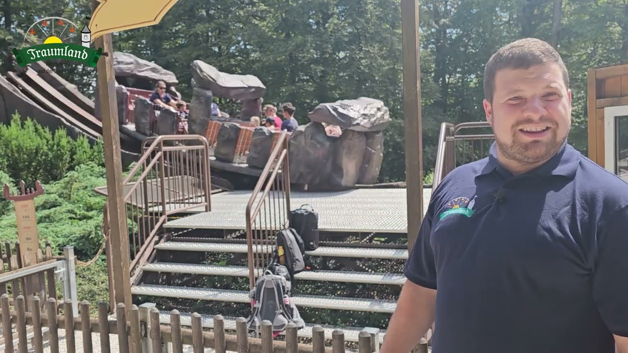 Steinschleuder im Freizeitpark Traumland