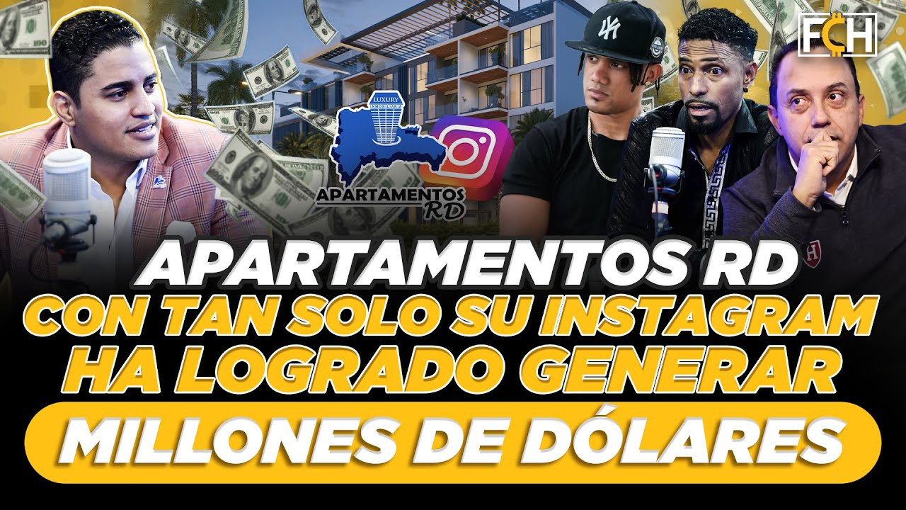 APARTAMENTOSRD CON TAN SOLO SU INSTAGRAM HA LOGRADO GENERAR MILLONES DE DÓLARES (FINANZAS CON HUMOR)