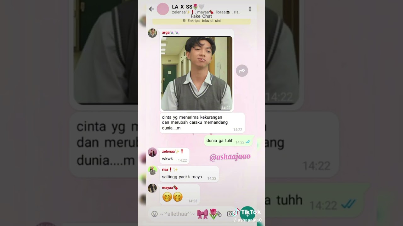 Kumpulan fake chat love academy🩷