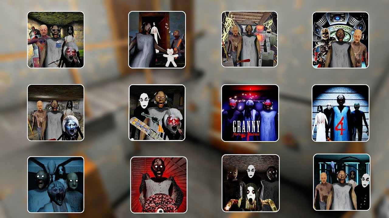 All Granny Unofficial Games l Escape Ending in All Chapters