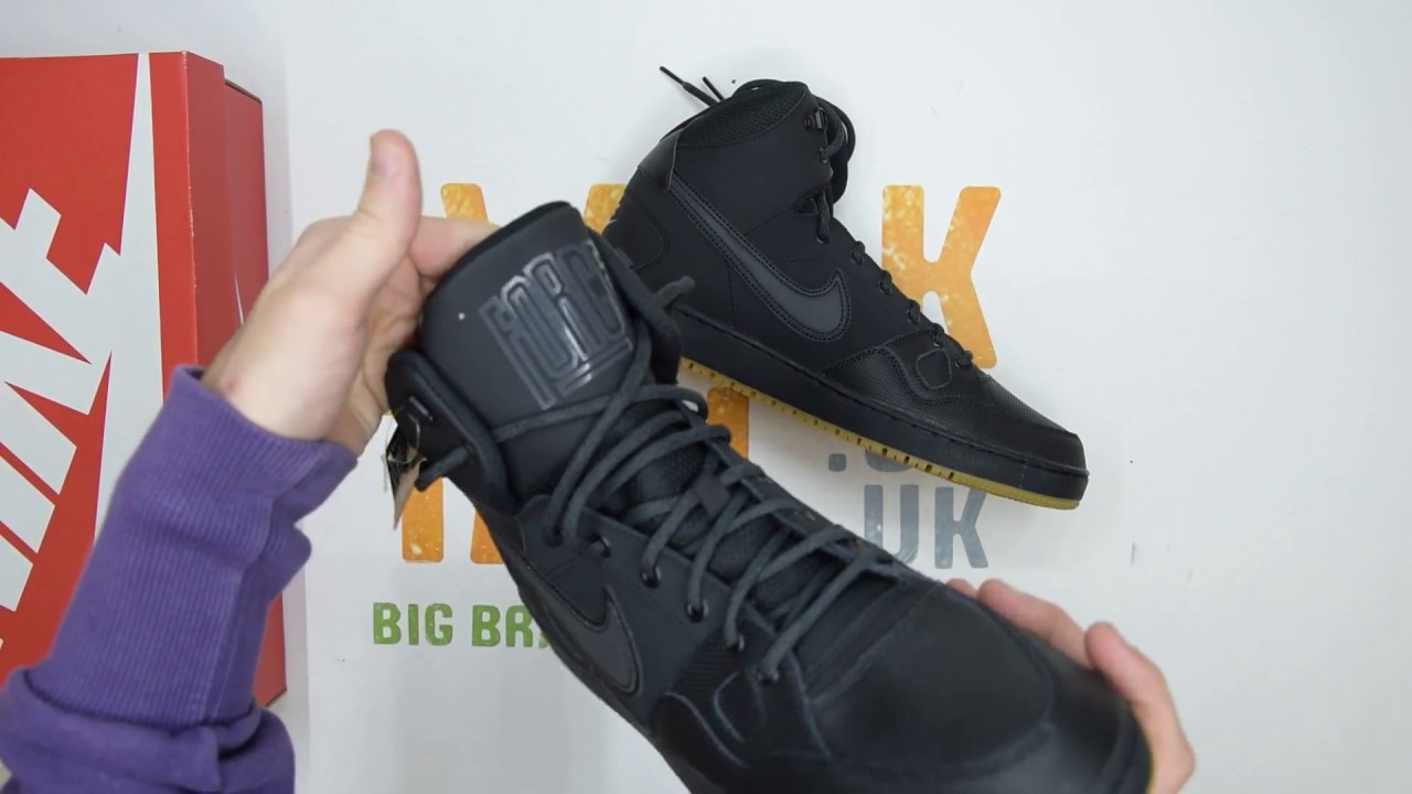 Nike Son of Force Mid Winter - Black - Unboxing | Walktall