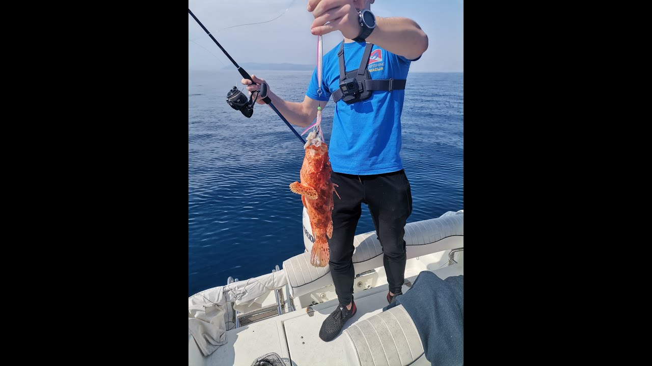 Slow jiging on scorpionfish / inchikuima na škarpine