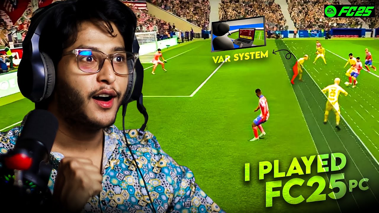 I played FC25 on PC it's a real world football game🔥VAR System & Graphics are Amazing🔥Fifa 2025🔥Earn