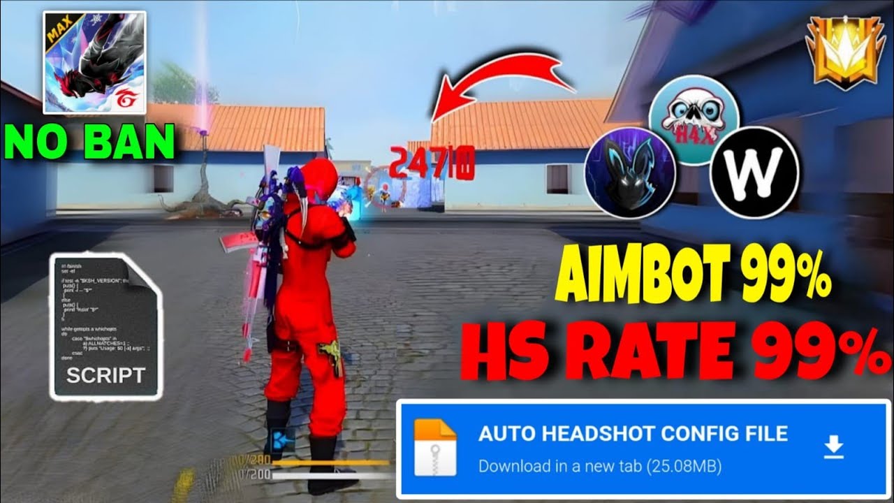 Free Fire Auto Headshot Config File🎯🌠 Macro Aimbot + No Recoil Regedit ‼️ Antiban VIP Script 👽
