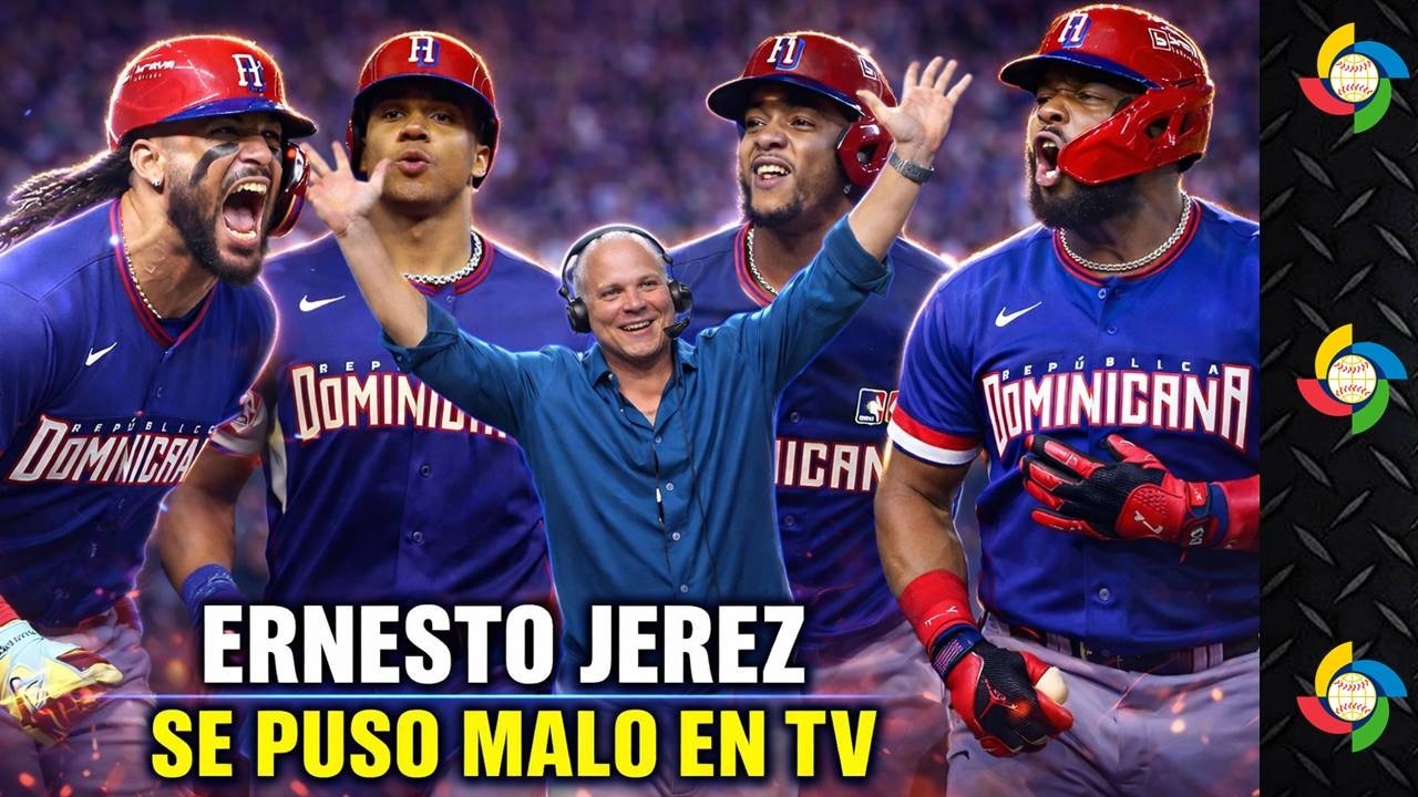MIRA COMO ERNESTO JEREZ NARRÓ LOS 4 JONRONES DE REPUBLICA DOMINICANA VS VENEZUELA | Clasico Mundial