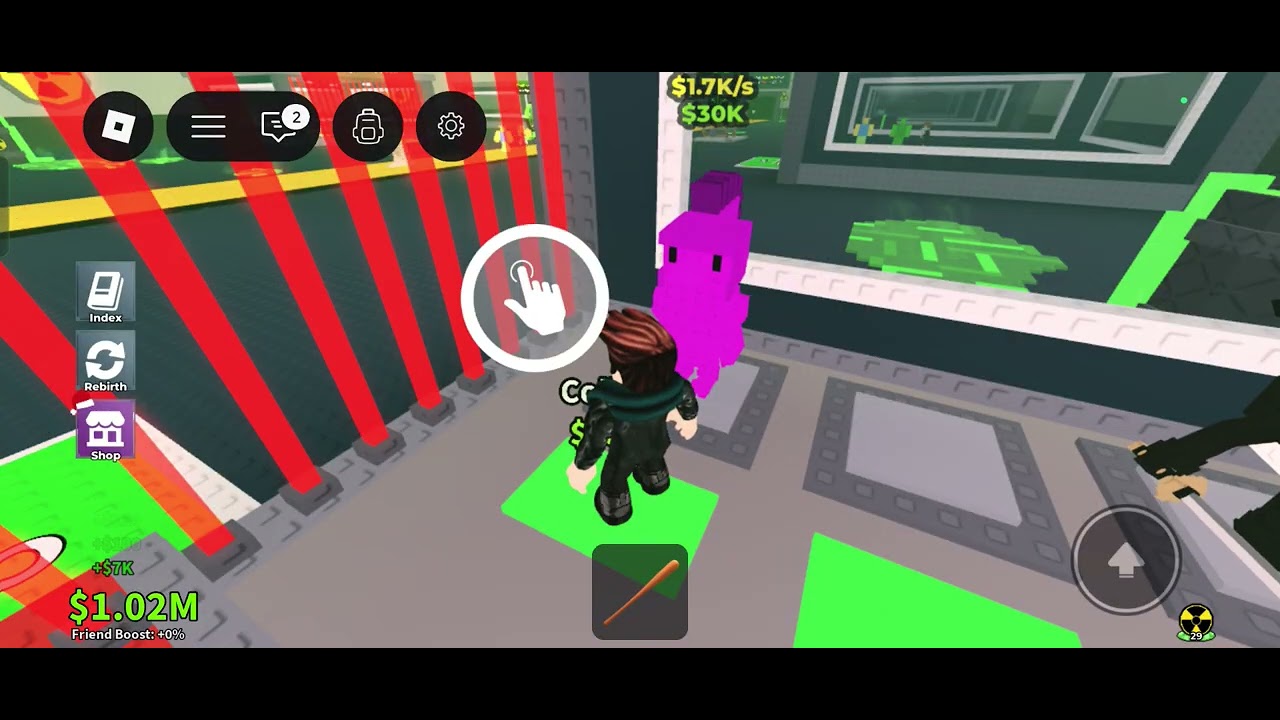 Playing SAB(Steal A Brainrot) in Roblox