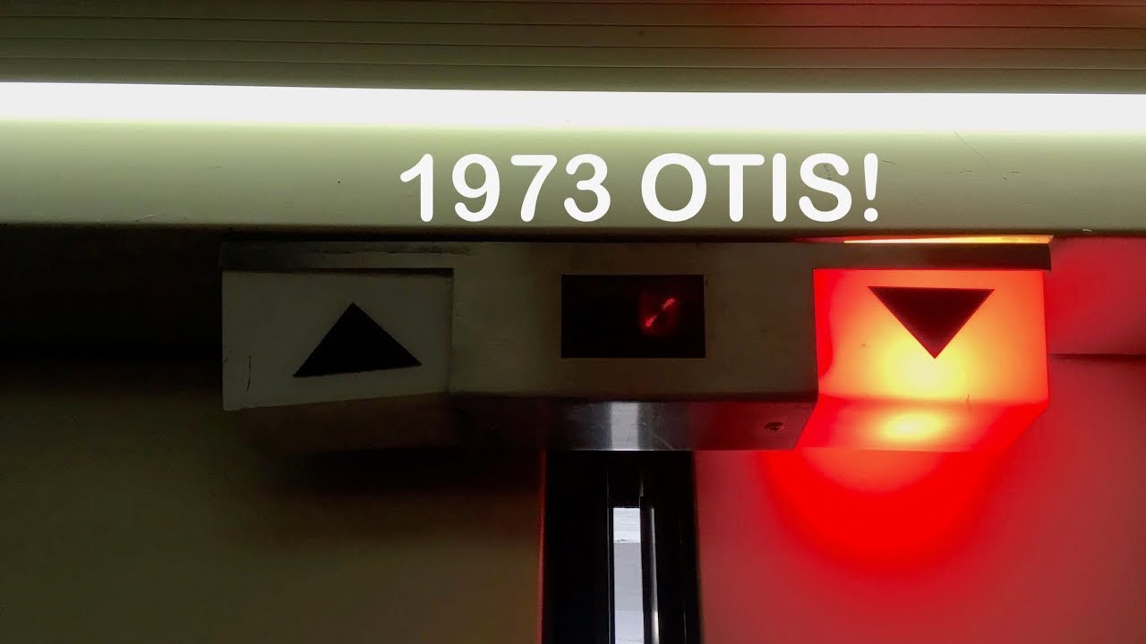 Vintage 1973 OTIS Lexan Elevators at Southbank in Durham NC