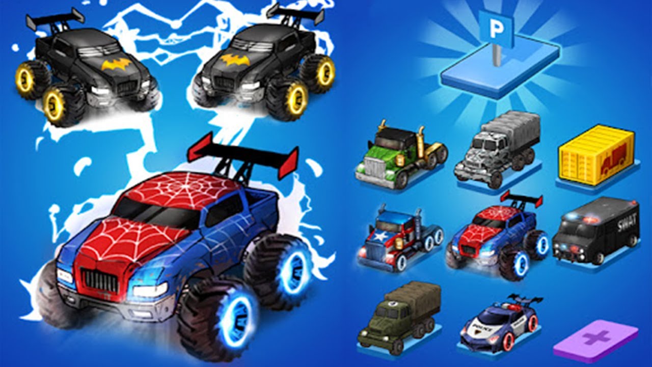 Merge Truck: Monster Truck Last Level Gameplay #2 Android IOS
