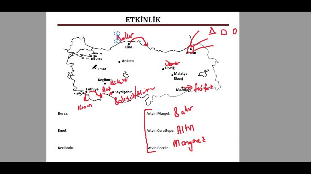 Türkiye'de Madenler