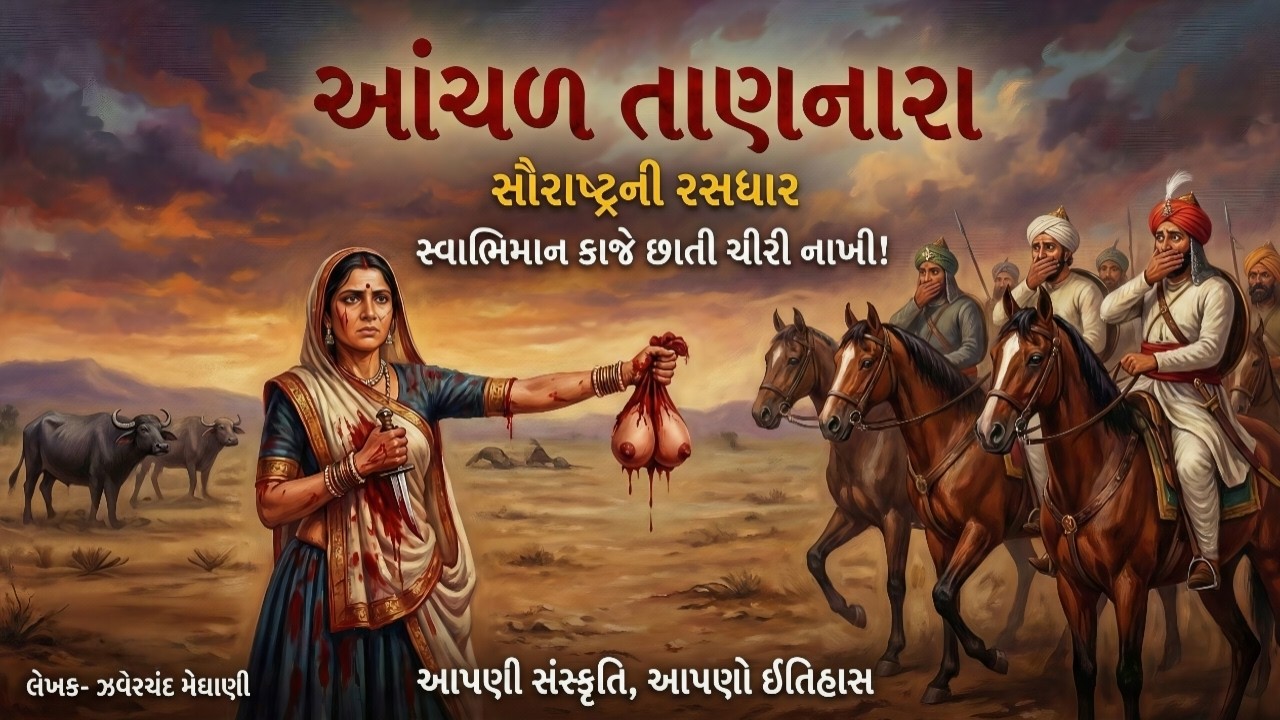 😱 ભરી બજારે છાતી વાઢી નાખી! | એક ચારણ આઈનું લોહી ઉકાળતું બલિદાન 🔥 | Aanchal Tanannara