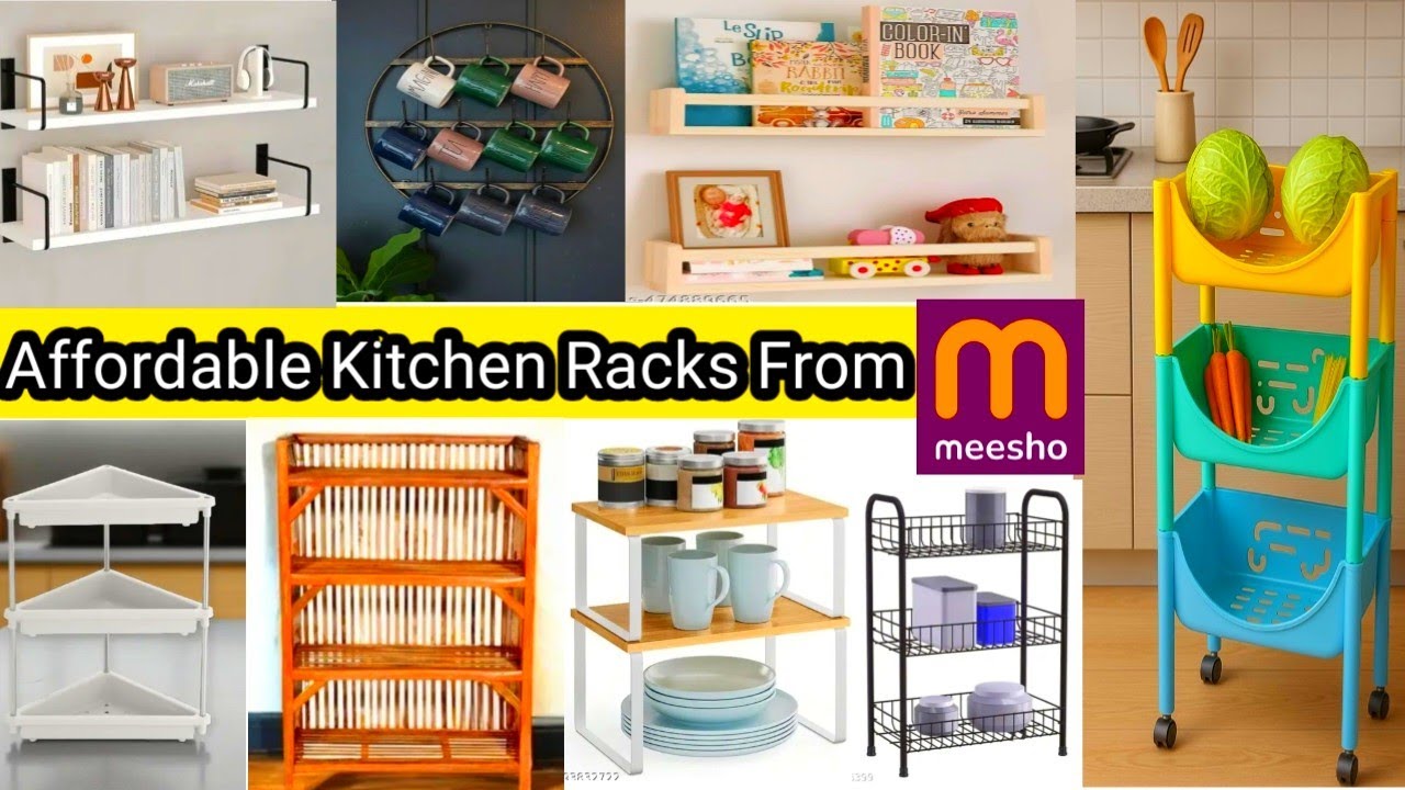 🤩10 meesho 💯affordable kitchen organisers Racks/Meesho musthave kitchen organiser/meesho kitchefinds
