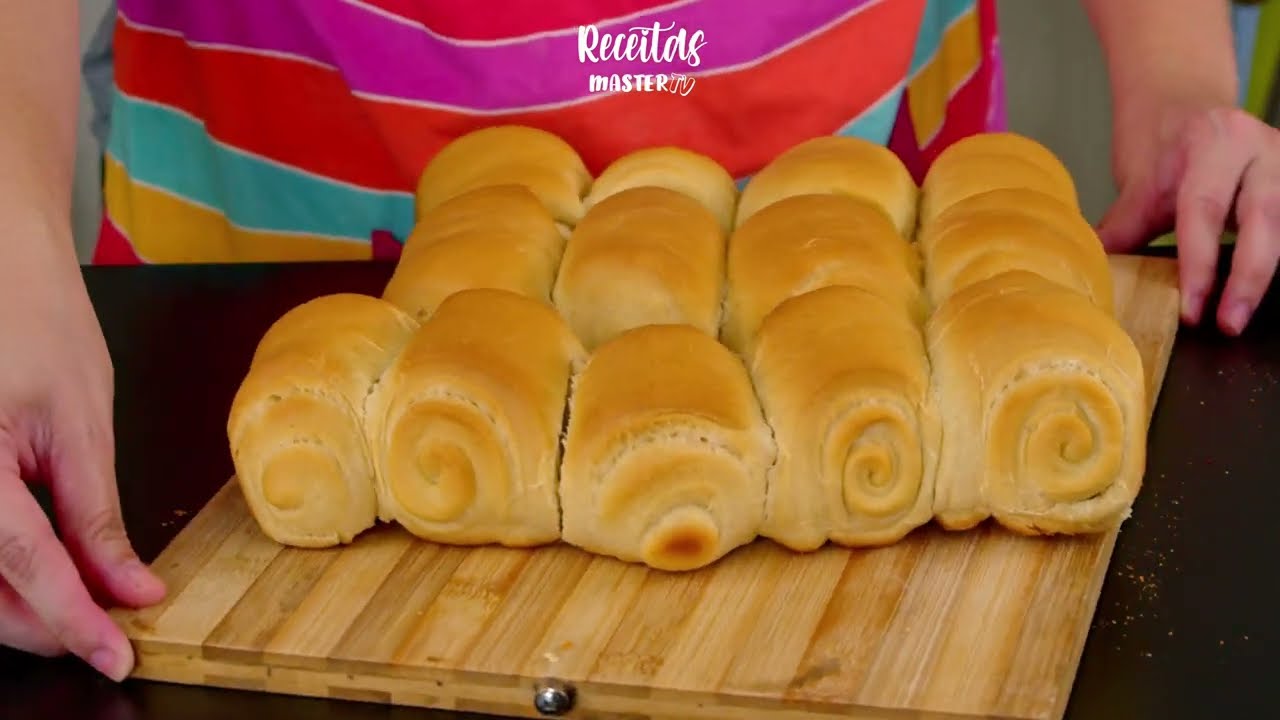 Pão Caseiro Pequeno Enrolado | Muito Macio e Fofinho