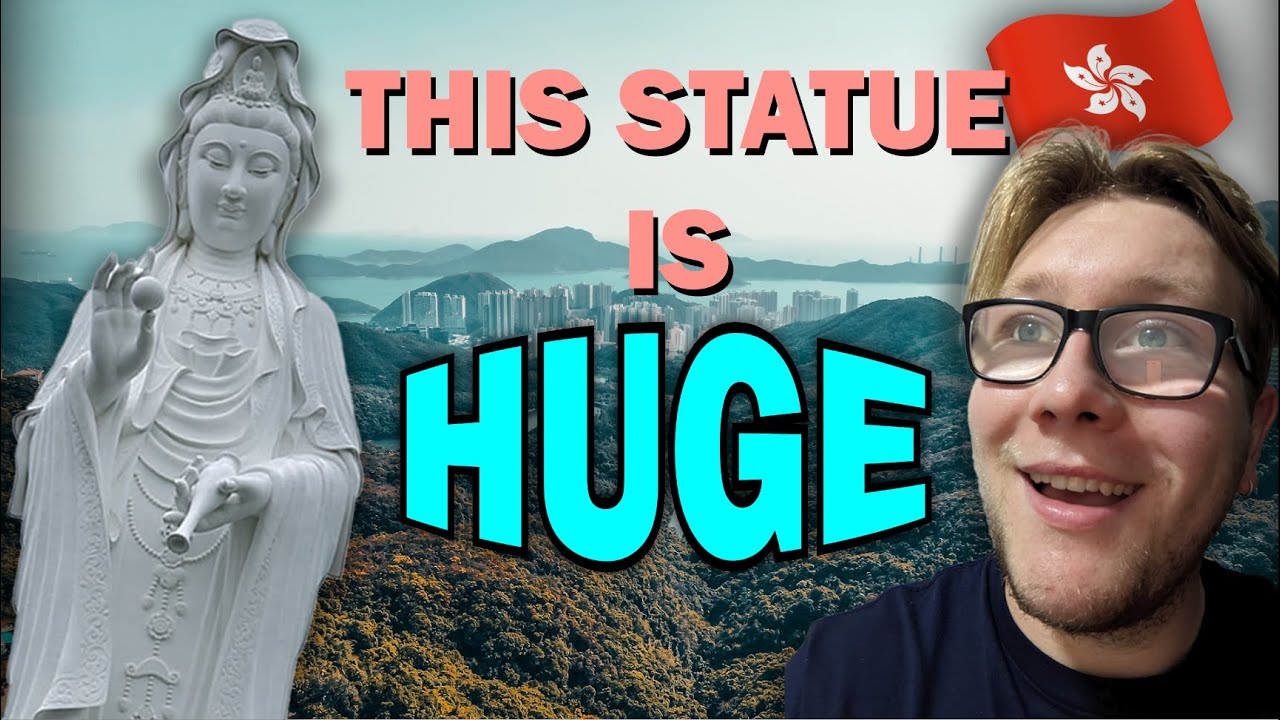 You Won't Believe How HUGE This Statue Is!!! | Tai Mei Tuk and Tsz Shan Monastery, Hong Kong 🇭🇰