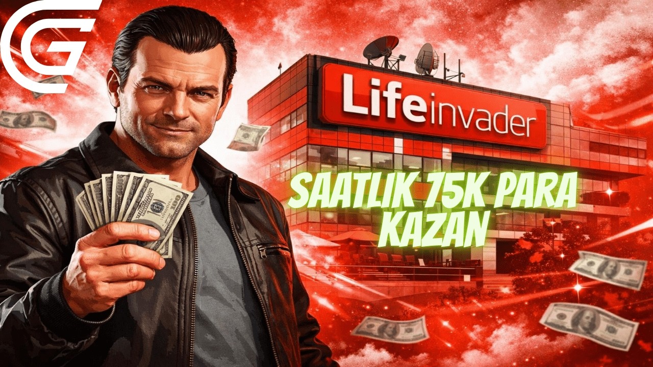 GRAND RP ' DE LİFEİNVADER GİRDİM ! SAATLİK 75K PARA KAZANDIRAN ORGANİZASYON !! 4K