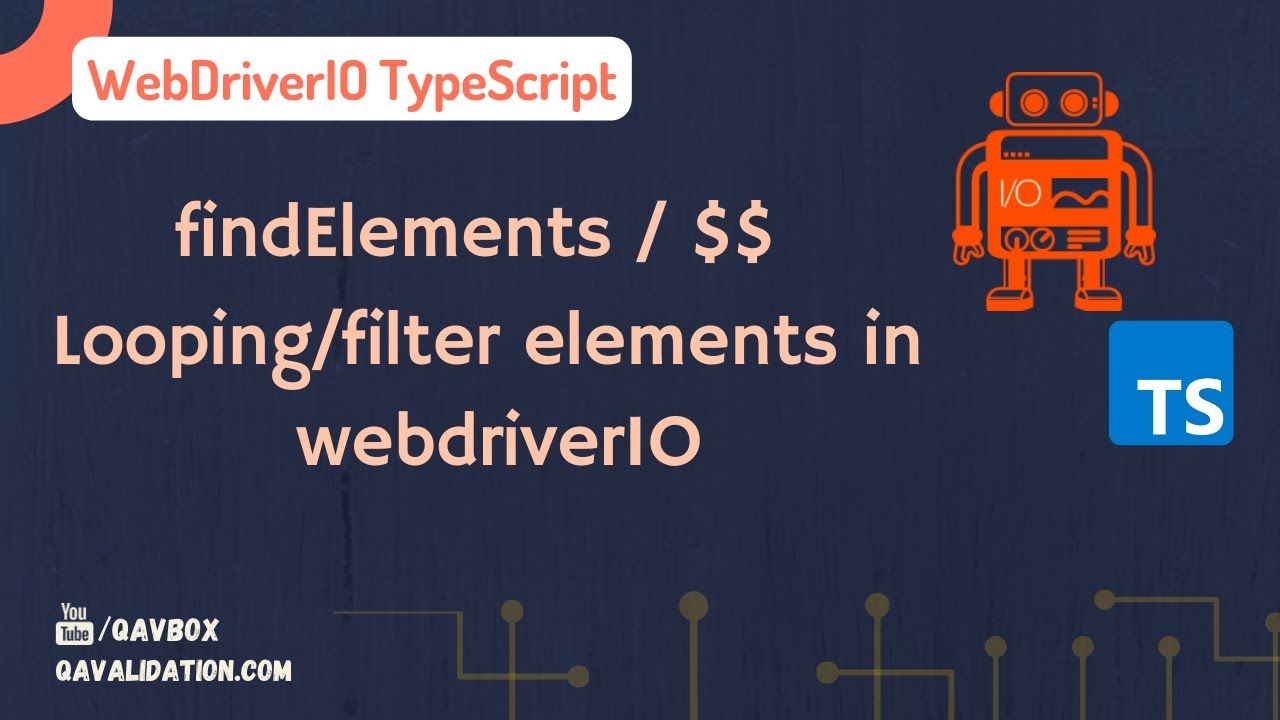 Loop or filter findElements | $$ in webdriverIO