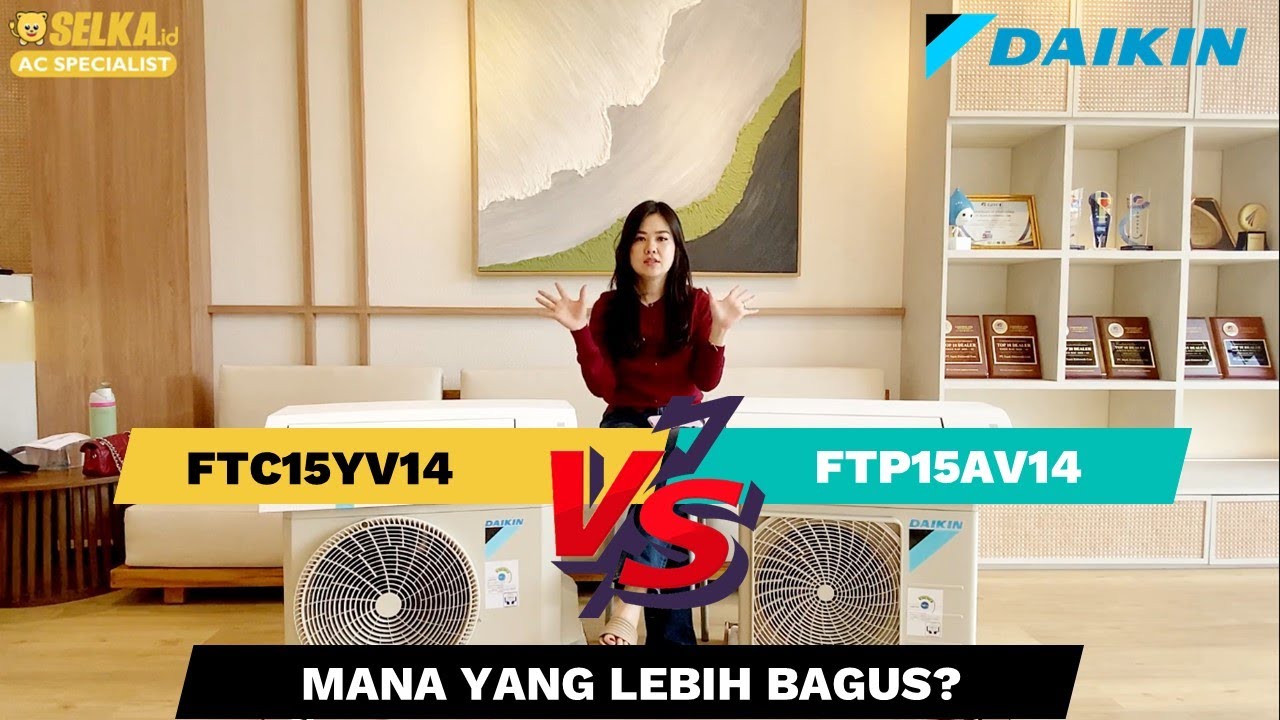 BAGUSAN MANA? DAIKIN FTP15AV14 BREEZE DAN DAIKIN FTC15YV14  SUPER MINI SPLIT 1/2 PK STANDARD