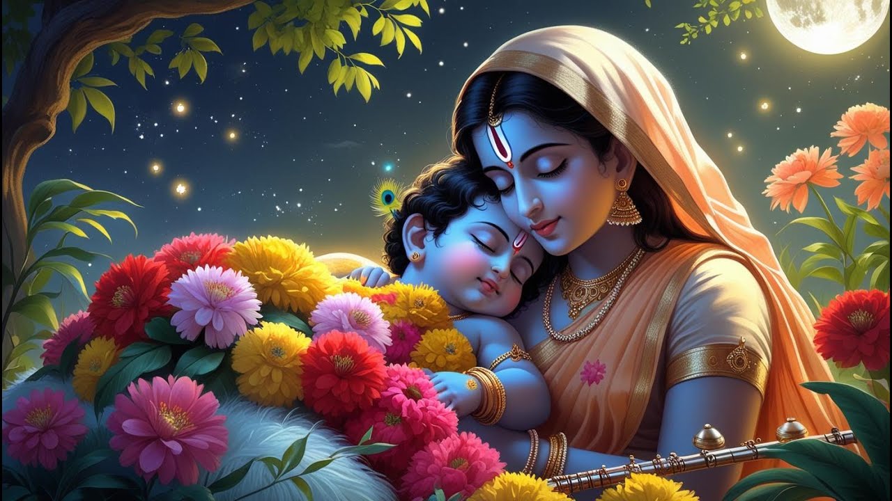 Krishna's Divine Lullaby for Deep Sleep & Peaceful Dreams | Soothing Music for All Ages